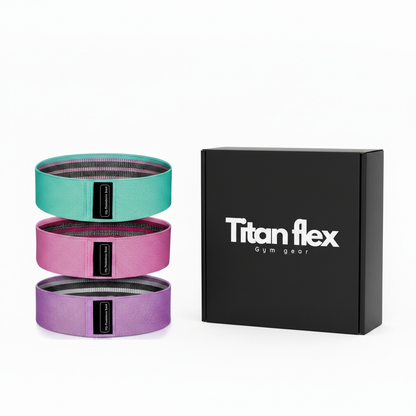 Titan Flex Resistance Bands with Branded Box