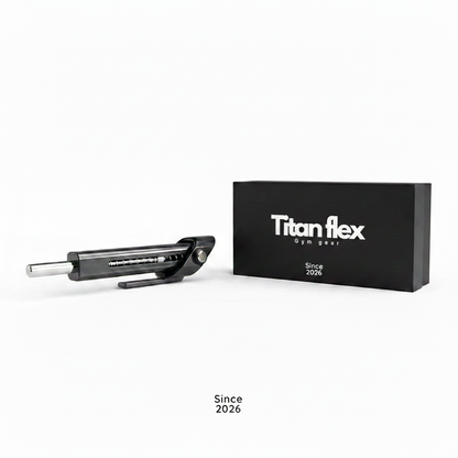 Titan flex white logo packaging